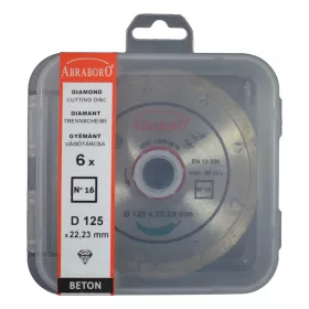   Abraboro Gyémánttárcsa szegmenses uni 115x2,0x22,23 (NO.16) 6xSET