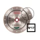 Abraboro Gyémánttárcsa turbo 230x2,8x22,23 (NO.17)