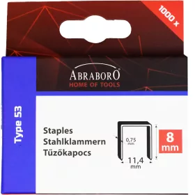 Abraboro Chilitac tűzőkapocs 53 tipus 8 mm