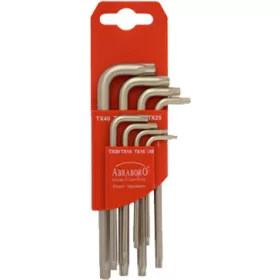 Abraboro TORX l kulcs készlet 8db TX 9/10/15/20/25/27/30/40