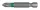 Abraboro Power bit színes gyűrűvel PZ2x25 mm 100PCS pack