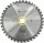 Abraboro HM körfűrészlap akku 165x1,6x20 / 40 TCT