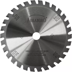 Abraboro HM körfűrészlap profi 450x3,8x30 / 32 TCT