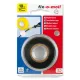 Abraboro Szövet ragasztószalag fekete 5Mx38 mm