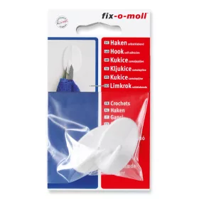 Abraboro Öntapadó akasztó fehér 43x26 mm