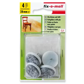 Abraboro Bútorcsúsztató filc fehér 28 mm