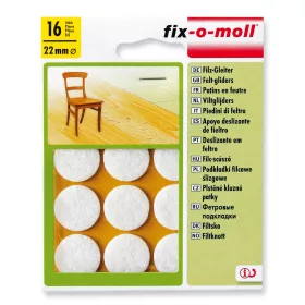 Abraboro Csúsztató filc fehér 22 mm