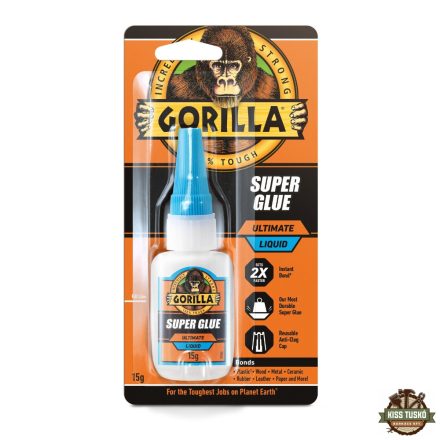 Gorilla Super Glue ULTIMATE Pillanatragasztó 15gramm