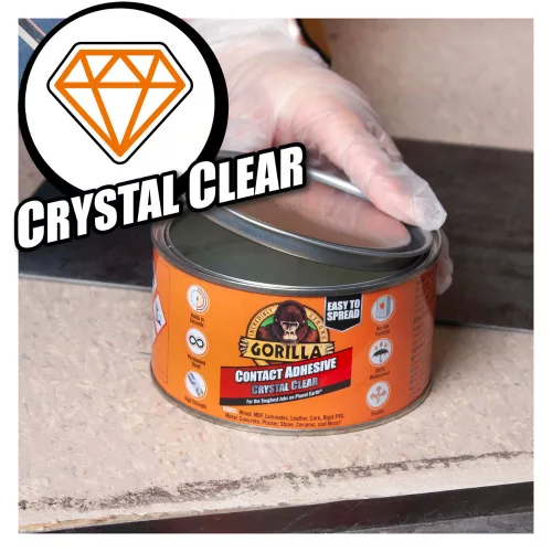 Gorilla Contact Adhesive Clear Kristálytiszta Általános Kontakt Ragasztó 250ml