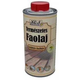 KOS TERMÉSZETES FAOLAJ 0,5L - SZÍNTELEN 