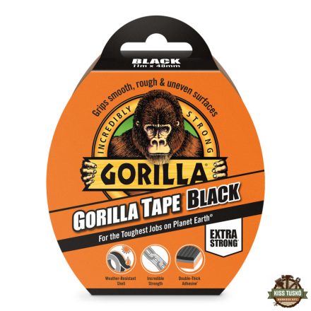 Gorilla Tape Black 11m x 48mm Fekete Extra Erős Ragasztószalag 