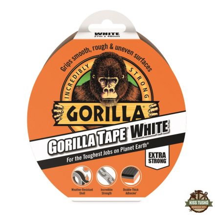 Gorilla Tape White Fehér 27m x 48mm Extra Erős Ragasztószalag