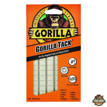 Gorilla Tack Gyurmaragasztó Kockák Újrahasználható 84db/csomag 