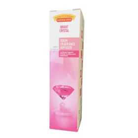   BRIGHT CRYSTAL ILLATOSÍTÓ DESIGNER DÍSZÜVEGGEL ÉS DEKORATÍV BAMBUSZPÁLCIKÁKKAL 120 ML