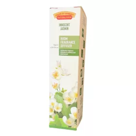   INNOCENT JASMIN ILLATOSÍTÓ DESIGNER DÍSZÜVEGGEL ÉS DEKORATÍV BAMBUSZPÁLCIKÁKKAL 120 ML