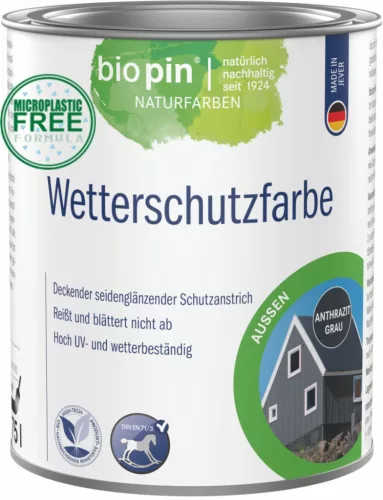 BIOPIN IDŐJÁRÁSÁLLÓ FESTÉK AQUA - 0,75 L. 5 SZÍN