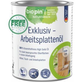   BIOPIN EXKLUZÍV OLDÓSZERMENTES MUNKALAPOLAJ HIGH SOLID 0,75L- ÉLELMISZEREKKEL ÉRINTKEZHET