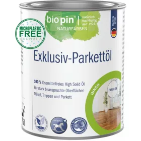 BIOPIN EXKLUZÍV - OLDÓSZERMENTES PARKETTOLAJ 0,75 l.