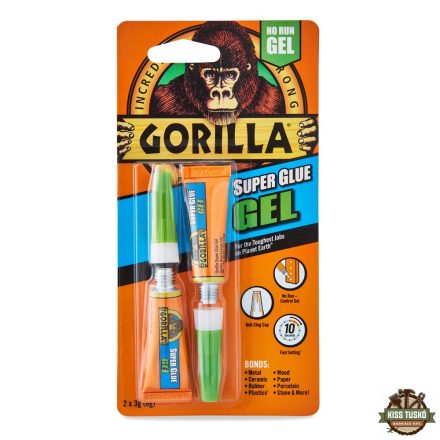 Gorilla Super Glue GÉL Pillanatragasztó 2x3gramm 