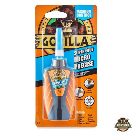Gorilla Super Glue Micro Precise Pillanatragasztó 5gramm 