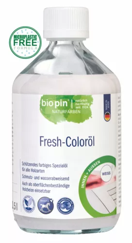 BIOPIN SZÍNES FAOLAJ (FRESH-COLORÖL) 0,5L.- 12 SZÍN 