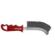 Abraboro Kézi kefe piros nyéllel 140x265 mm / 0,30 STD