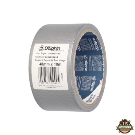 Blue Dolphin Duct Tape ragasztószalag Szürke 190 mikron 48mm x 10m