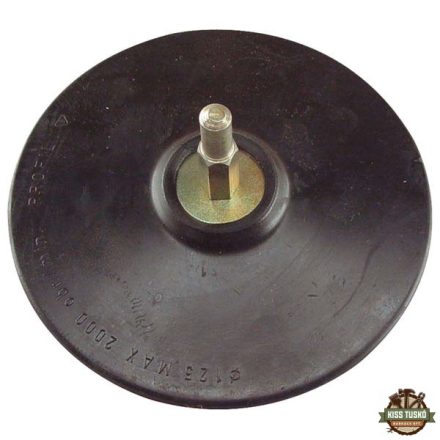 gumitányér  fúrógéphez; 125mm tépőzáras