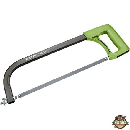 fémfűrész 300 mm, ABS műanyag nyél; téglalap keresztmetszetű csőváz, fűrészlap: 12" / 24T
