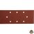 csiszolópapír, lyukas klt. 10db, 93×230 mm, 8 db lyukkal, P60, 407114, 407115-höz