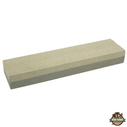 fenőkő 200×50×25mm; kétoldalas: durvább-finomabb