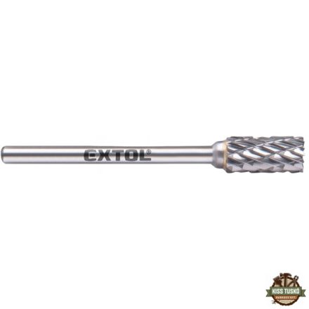 mini keményfém turbómaró (rotormaró), hengeres, átmérő 6×13mm/szár 3mm, keresztfogazás