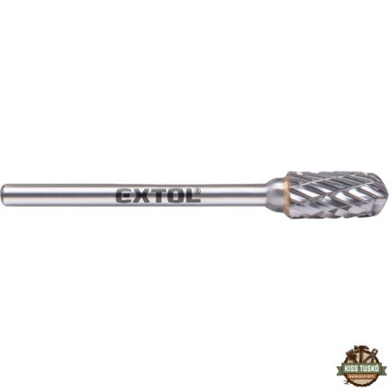 mini keményfém turbómaró (rotormaró), hengeres, kerek orrú, átmérő 6×13mm/szár 3mm, keresztfogazás