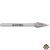 mini keményfém turbómaró (rotormaró), kúpos, hegyes orrú, átmérő 6×13mm/szár 3mm, keresztfogazás