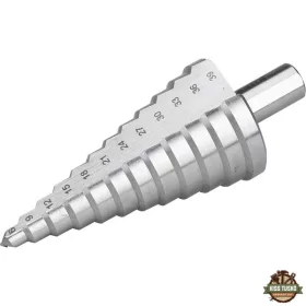   lépcsős fémfúró HSS, 12 lépcsős (6-39mm, 3mm lépcsők)