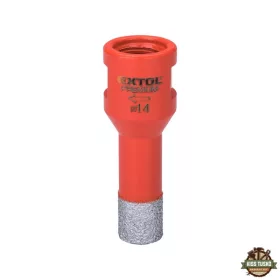   körkivágó csempére, gyémánt vágóél; 6mm × M14, sarokcsiszolóba fogható