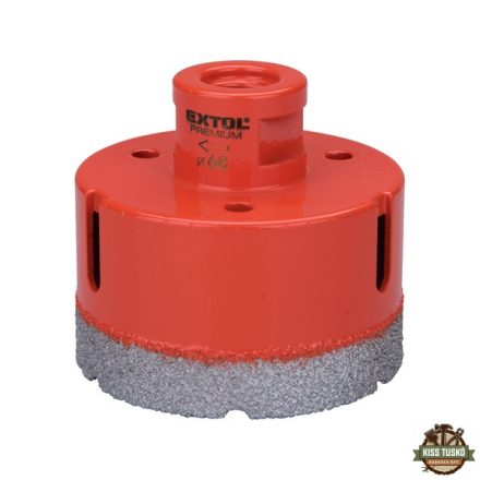 körkivágó csempére, gyémánt vágóél; 68mm × M14, sarokcsiszolóba fogható