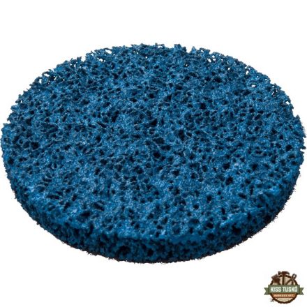 csiszolókorong tépőzáras ("négertárcsa") 125mm, 22 mm vastagság, nylon és szilícium karbid