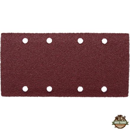 csiszoló papír, 10 db, 93×185mm, P60, 8 lyuk, 8894003 csiszológéphez, tépőzáras