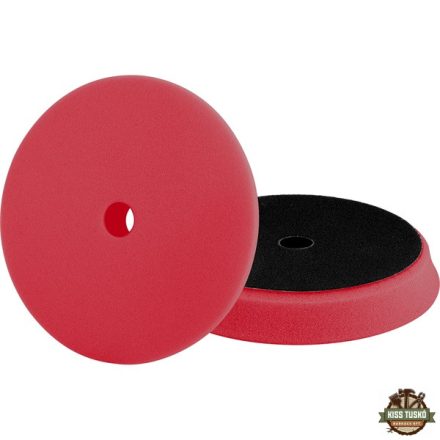 polírkorong, finiselő,  T10, 150×25mm, tengely: 22 mm; vörös, tépőzáras