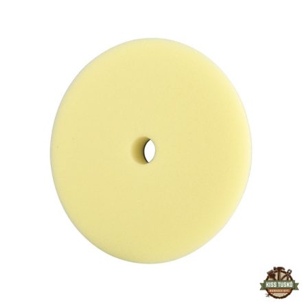 polírkorong, erős polírozás, T80, 180×25mm, tengely: 22 mm; sárga, tépőzáras