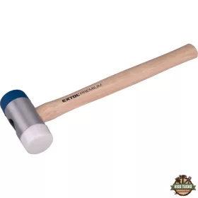   gumikalapács (illesztő kalapács) fa nyéllel, cserélhető gumi fejek; 40 mm, 32 cm