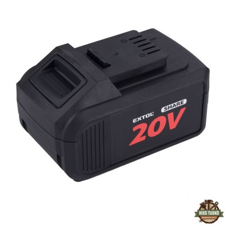 tartalék akku 20V, Li-ion, Share20V, 8000mAh