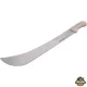 bozótvágó kés (machete), teljes/penge hossz: 650/500 mm, nyél: fa