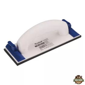   kézi csiszoló műanyag ; 85×235mm, műanyag leszorítóval