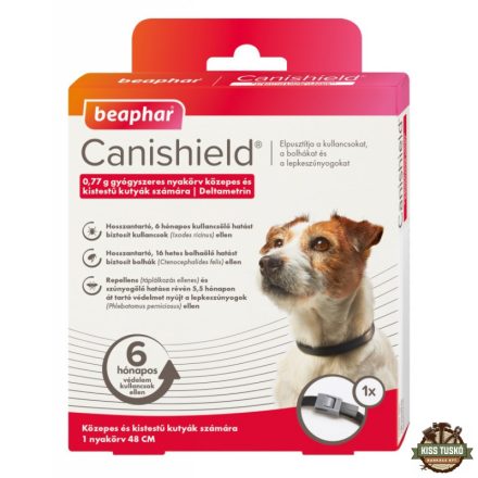 Canishield S/M gyógyszeres nyakörv kutyáknak