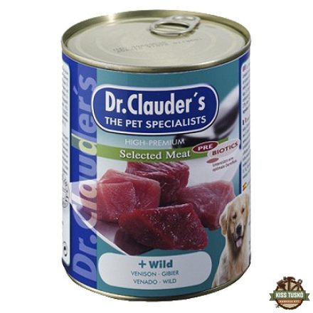 Dr.Clauders Dog Selected Meat Vadas konzerv 800g