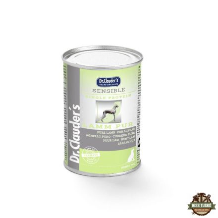 Dr.Clauders Dog Selected Meat Sensible Lamb Pure bárányos konzerv 400g