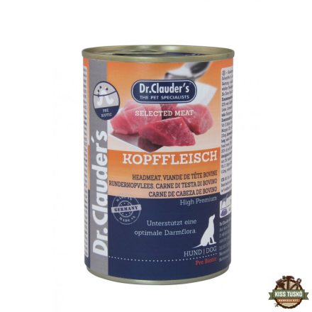 Dr.Clauders Konzerv Selected Meat Fejhús 400g