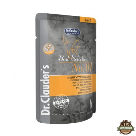 Dr.Clauders Best Selection Cat No1 alutasak csirke tőzegáfonyával - Mono Protein 85g